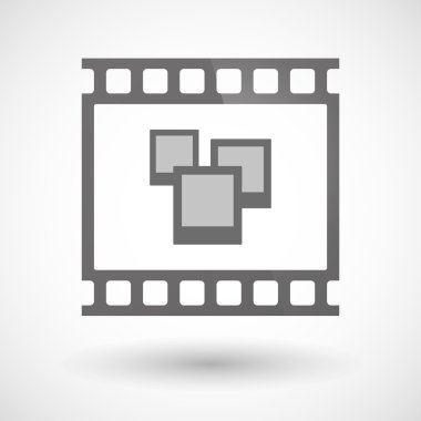 Bir kaç fotoğraf ile fotoğraf filmi simgesi