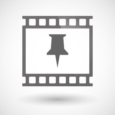 Bir iğneye simgesiyle fotoğraf filmi