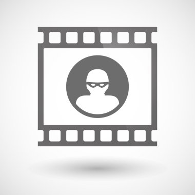 Bir hırsız simgesiyle fotoğraf filmi