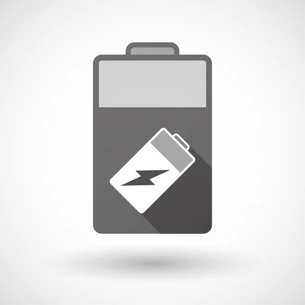 Geïsoleerde batterijpictogram met een batterij — Stockvector