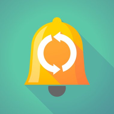 Zil simgesini geri dönüşüm işareti ile