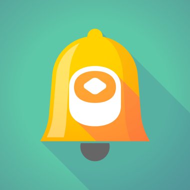 Zil simgesini suşi bir parça ile