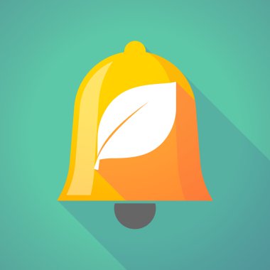 Zil simgesini bir yaprak ile