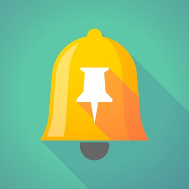 Zil simgesini bir iğneye ile