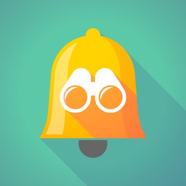 Zil simgesini bir dürbün ile