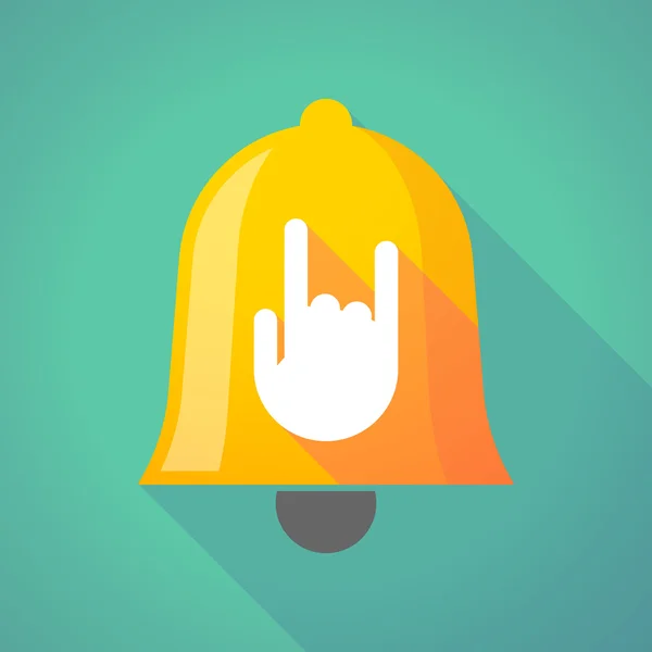 Belpictogram met een rockende hand — Stockvector