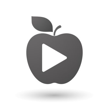 Elma simgesi bir oyun işareti ile