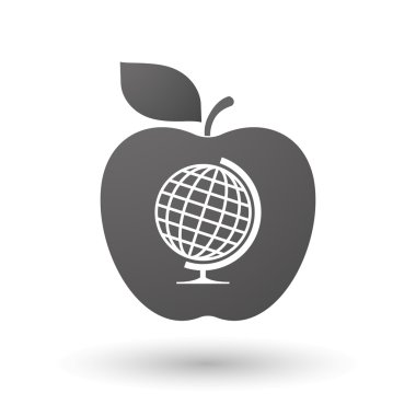 Elma simgesi tablo dünya Küre