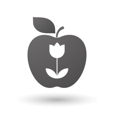 Elma simgesi Lale ile