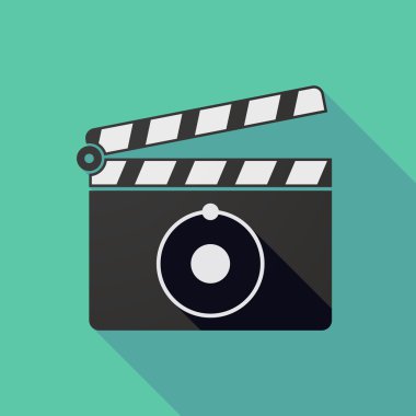 Uzun gölge clapper kurulu ile bir atom