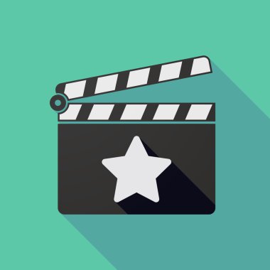 Uzun gölge clapper kurulu bir yıldız