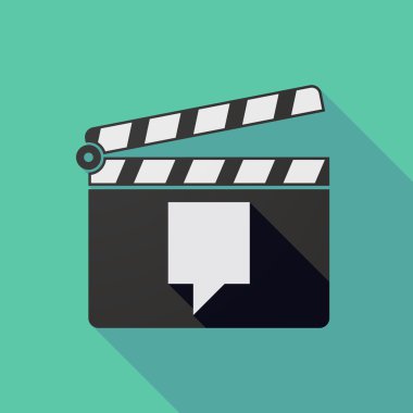 Uzun gölge clapper kurulu bir araç ipucu ile