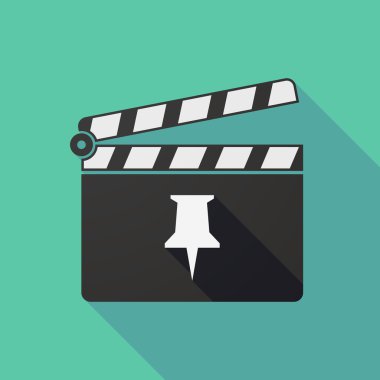 Uzun gölge clapper kurulu bir iğneye ile