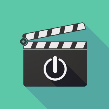 Uzun gölge clapper kurulu bir kapama düğmesi ile