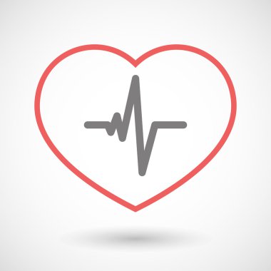 İşareti satırı kalp simgesi bir kalp yendi