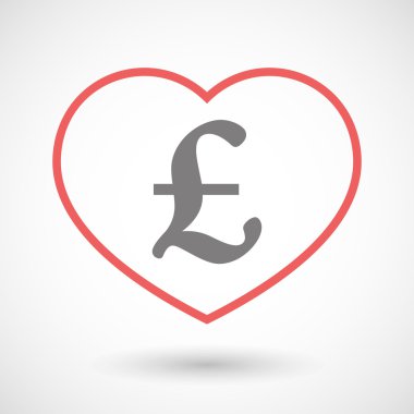 Satırı kalp simgesi bir sayı işareti ile