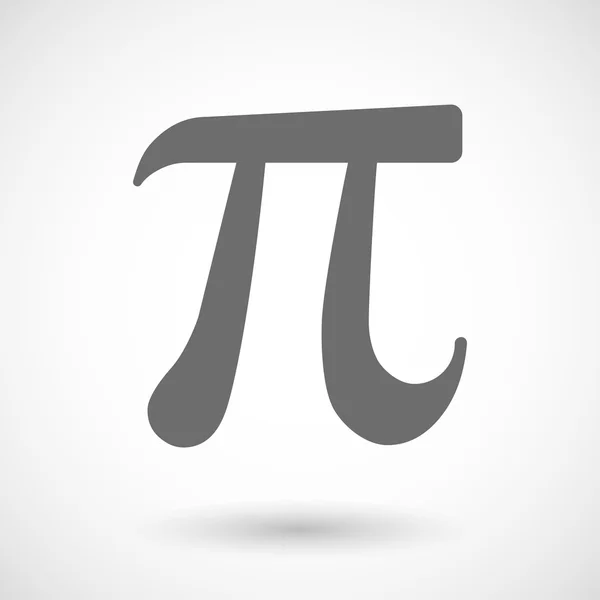 Εικονογράφηση του αριθμού pi συμβόλου — Διανυσματικό Αρχείο
