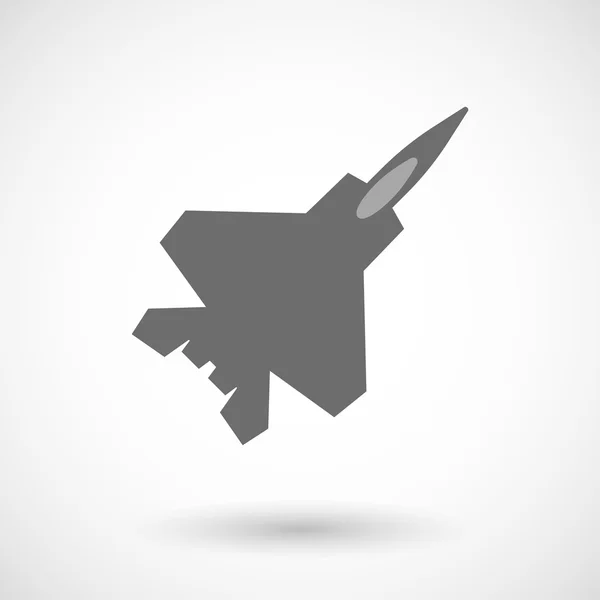 Ilustracja bojowych samolotu — Wektor stockowy