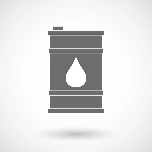 Illustration av ett fat olja — Stock vektor