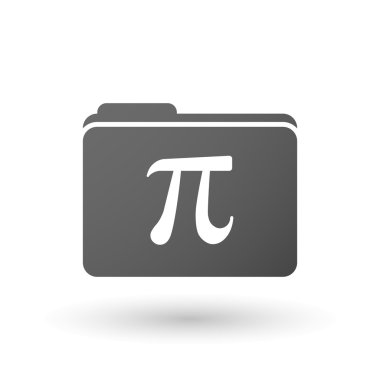 İzole bağlayıcı sayı pi sembol ile