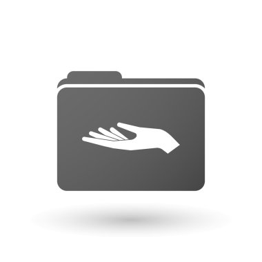 Bir el sunan izole bağlayıcı