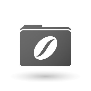 İzole bağlayıcı bir kahve çekirdeği ile