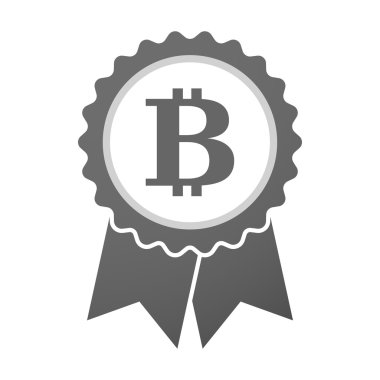 Vektör rozet simge biraz bozuk para işareti ile