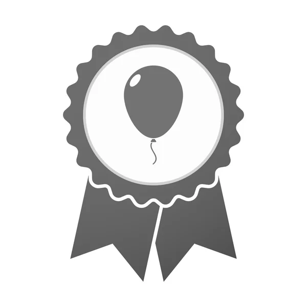 Vektor-Abzeichen-Symbol mit einem Luftballon — Stockvektor