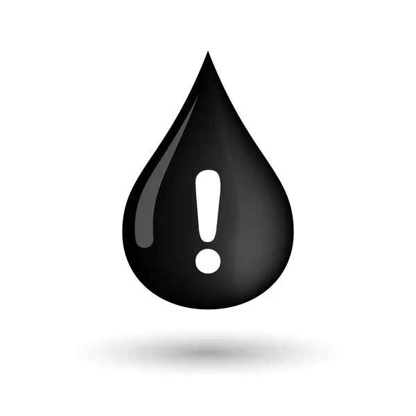 Vektorové ikony pokles ropy znakem obdiv — Stockový vektor