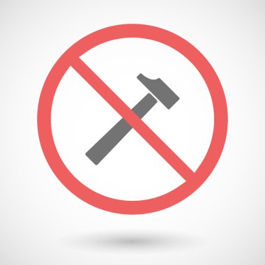 Yasak vektör sinyal bir çekiç ile