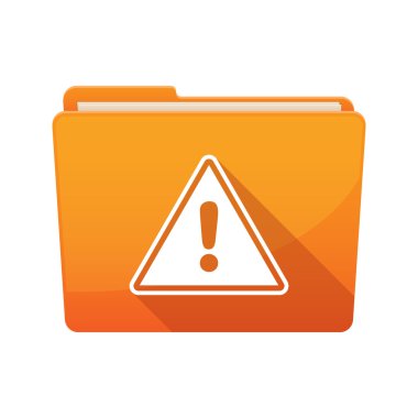 Uzun gölge bağlayıcı bir uyarı sinyali ile