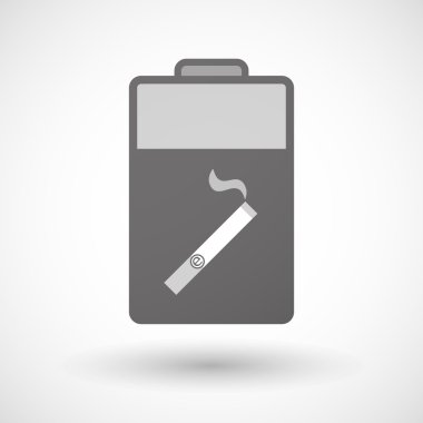 İzole pil simgesi ile 