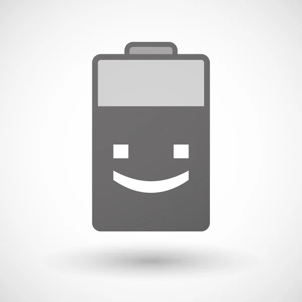 Isolated battery icon with — Stock Vector