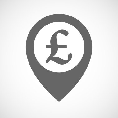 Bir sayı işareti ile izole harita işareti