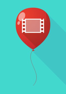 Uzun gölge balon ile bir film photogram