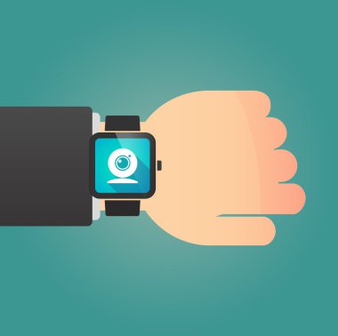 Bir web kamerası ile izole akıllı izle simgesi