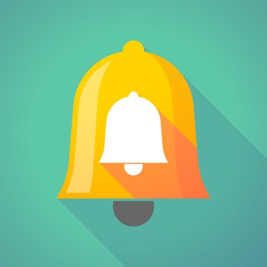 Uzun zaman bir bell ile gölge çan