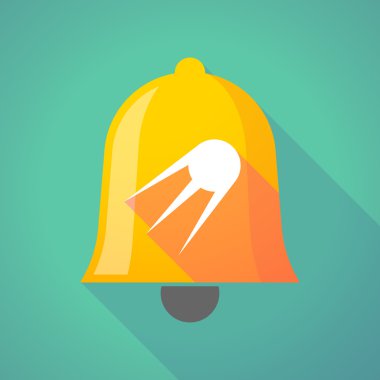 Uzun gölge bell bir vintage uydu