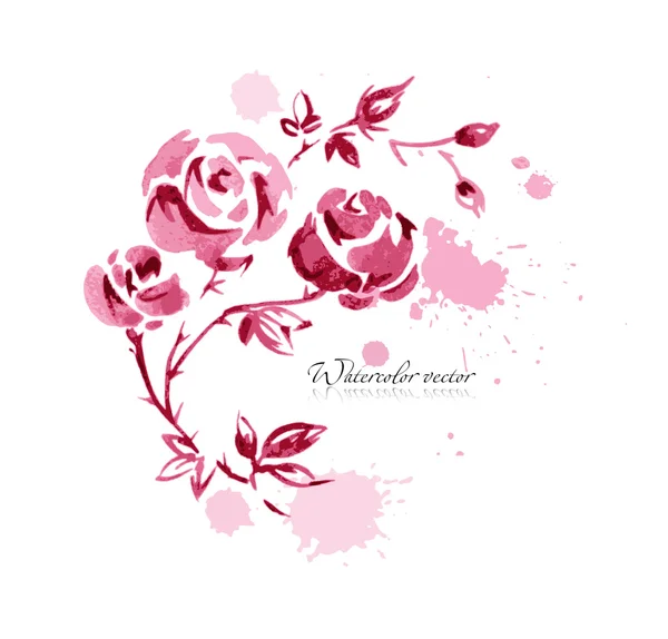 Suluboya çiçekleri