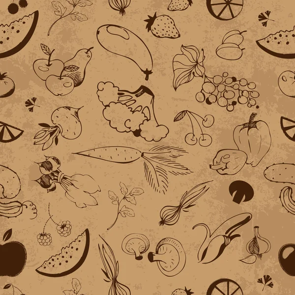 meyve ve sebzelerin seamless modeli