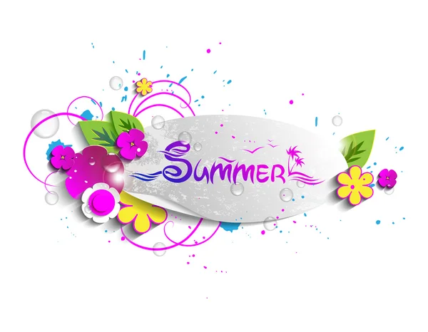 Δείγμα Ετικέτες - καλοκαίρι — Διανυσματικό Αρχείο