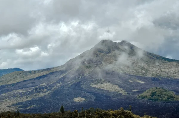 Gunung Batur Aktivní Sopka Tropickém Ostrově Bali Výška Sopky 1717 — Stock fotografie