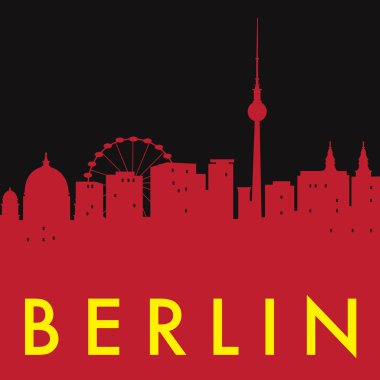 Soyut Berlin manzarası, Simgesel Yapı binalar