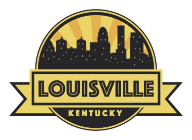 Soyut manzarası Louisville, çeşitli yerler ile