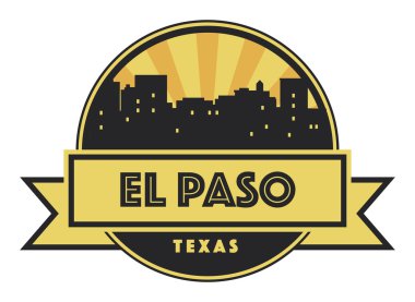 Soyut manzarası El paso ile çeşitli yerlerinden