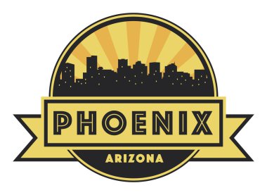 Soyut manzarası Phoenix, çeşitli yerler ile