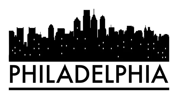 Soyut manzarası Philadelphia, çeşitli yerler ile
