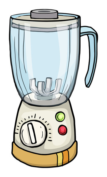 Соковыжималка, нарисованная
