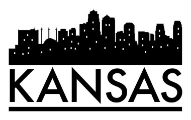 Soyut manzarası Kansas, çeşitli yerler ile