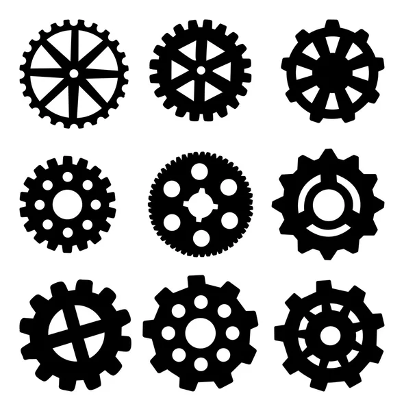 Zahnräder, Zahnräder — Stockvektor